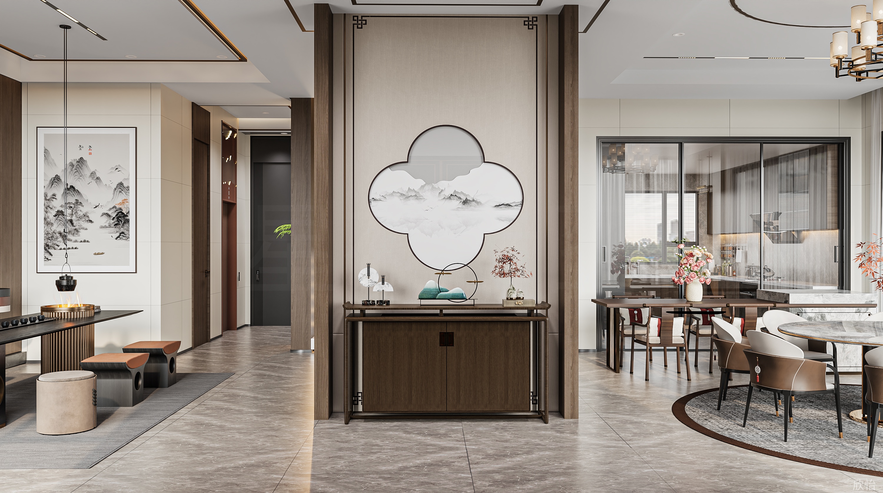 中式豪宅，大户人家的桃花源！-3