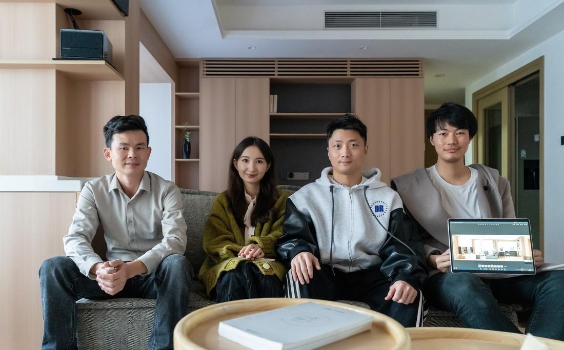 地升幕布++旋转餐桌·116m²精装房改造丨中国广州丨吴思昊-76