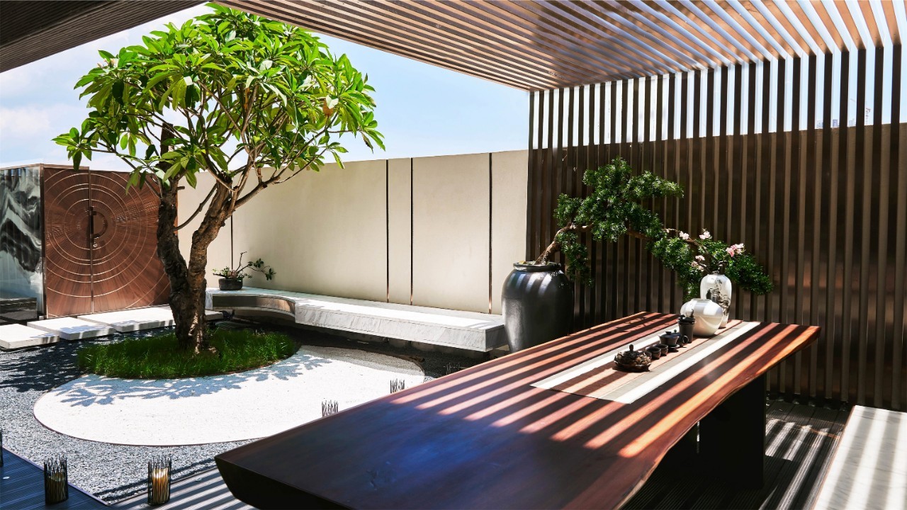 度假胜地，意式托斯卡纳风情庭院-14