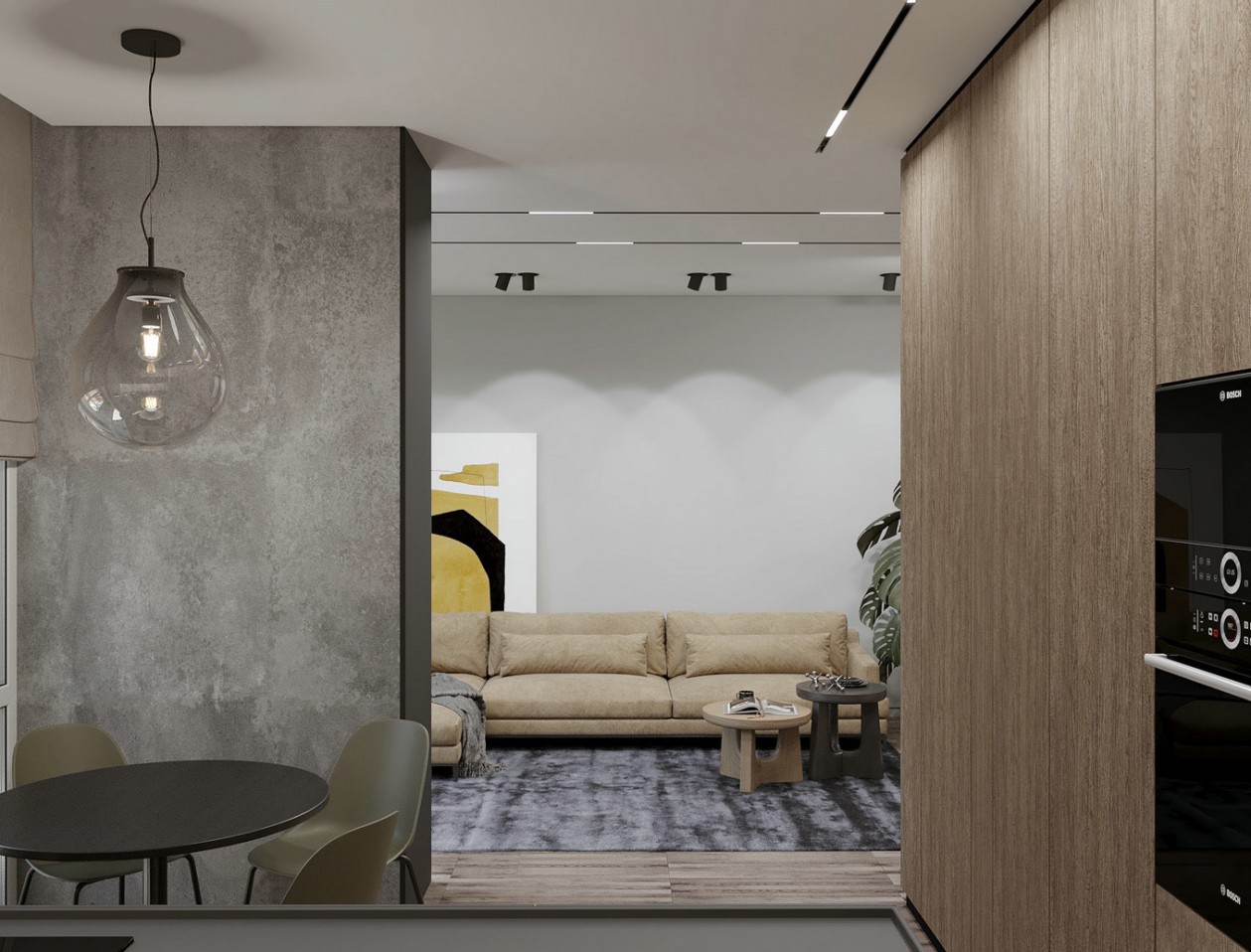 极简现代居所，抒写静雅空间-2