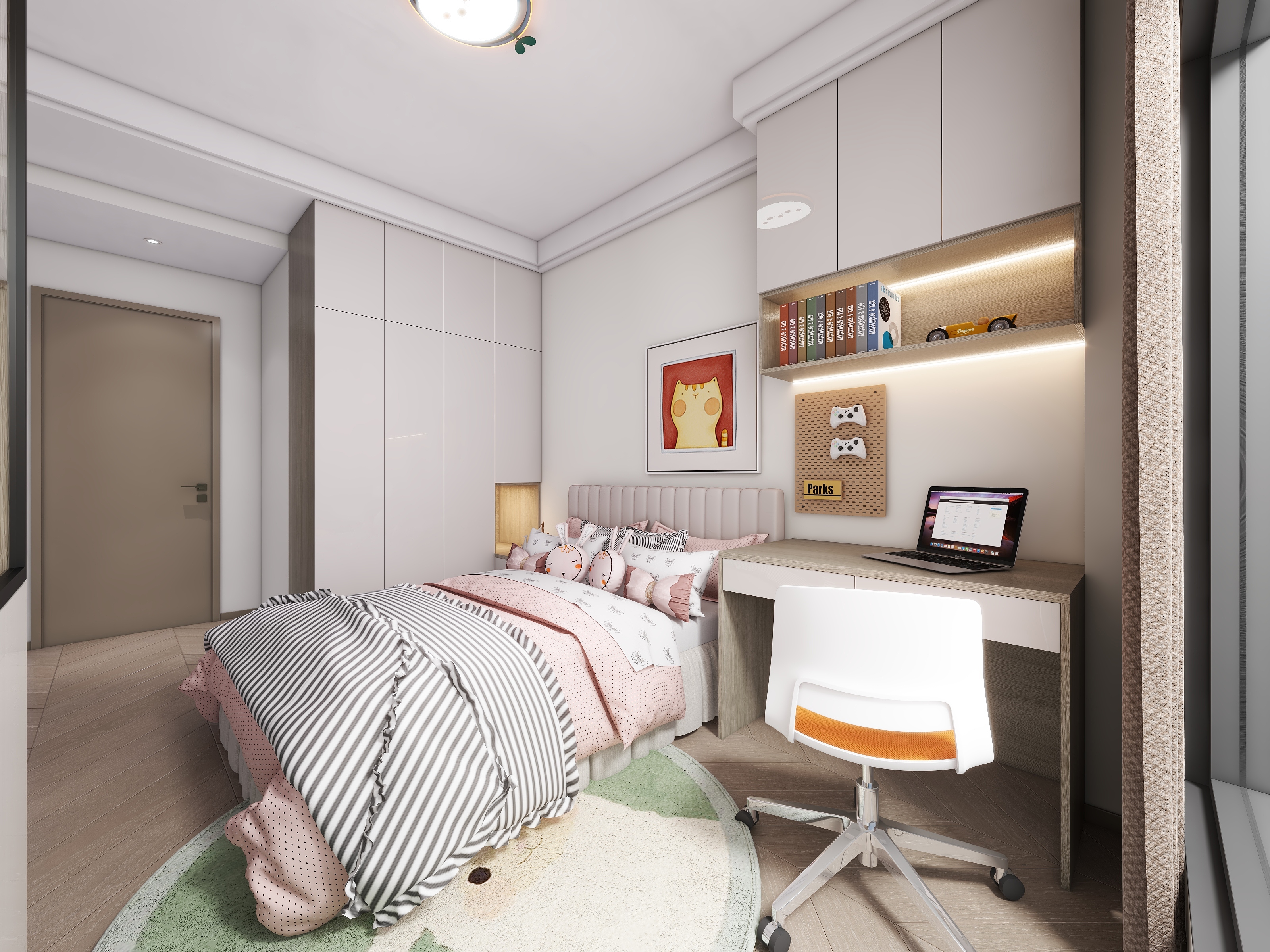 四川成都香瑞楠府（95平方现代简约三居室）-44