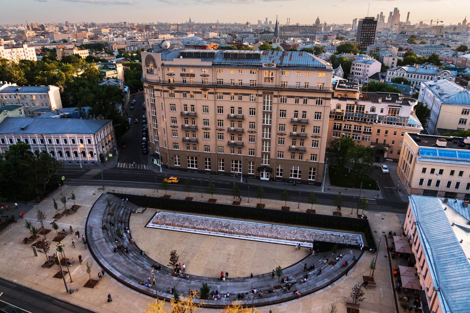 莫斯科 Khokhlovskaya Square 室内设计-0
