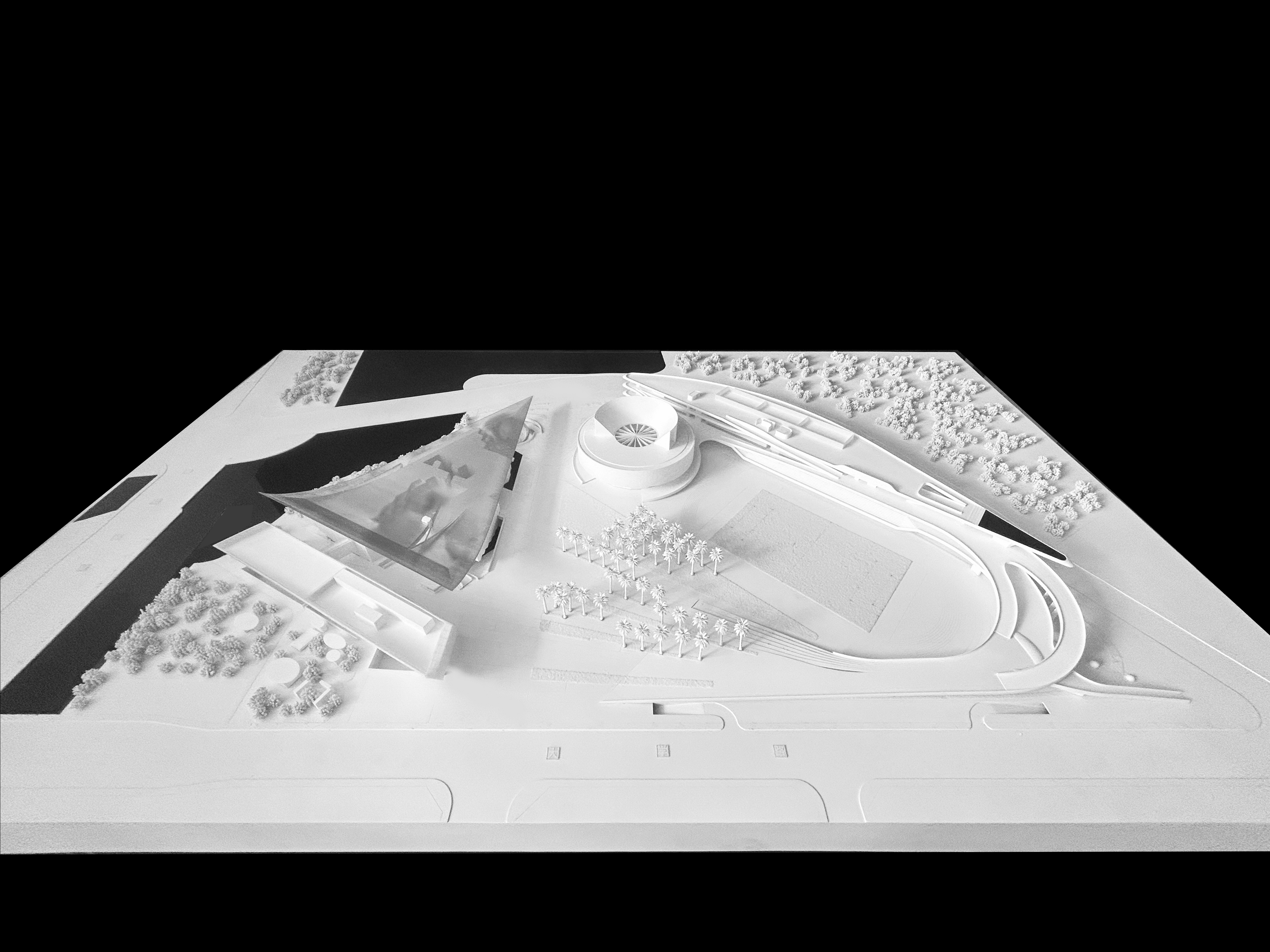 汤桦建筑设计一等奖方案：三亚崖州湾科技城文体中心（深海博物馆及体育中心）-1