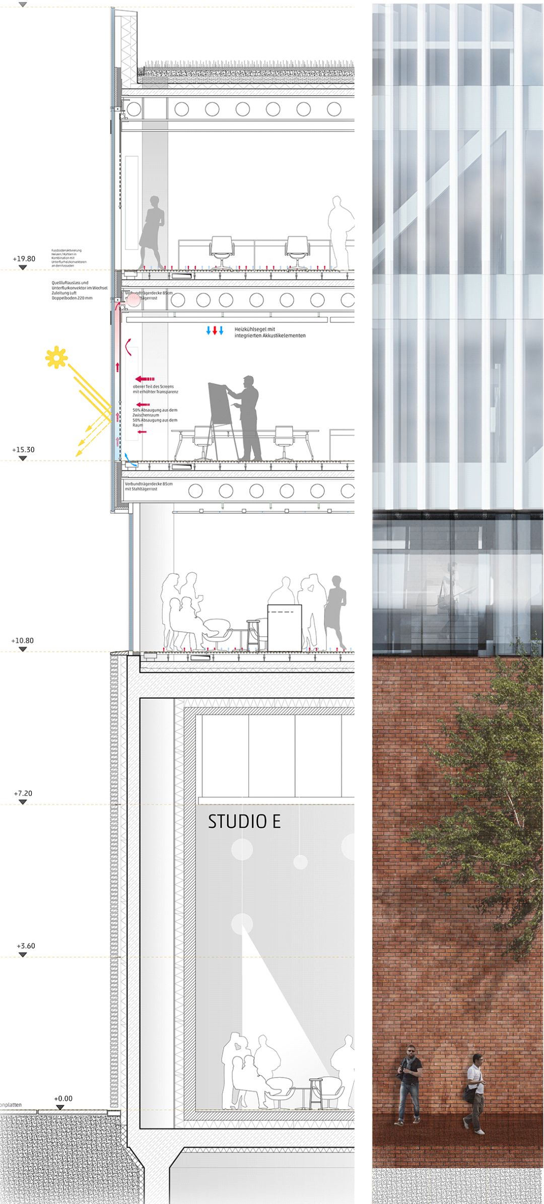 柏林 RBB 媒体中心 | 跨越时代的创新媒体空间-19