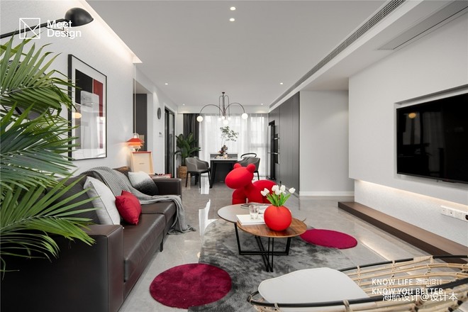 四居及以上140平米装修案例（时尚理性现代范儿×古灵精怪“孟菲斯”）丨中国常州-20