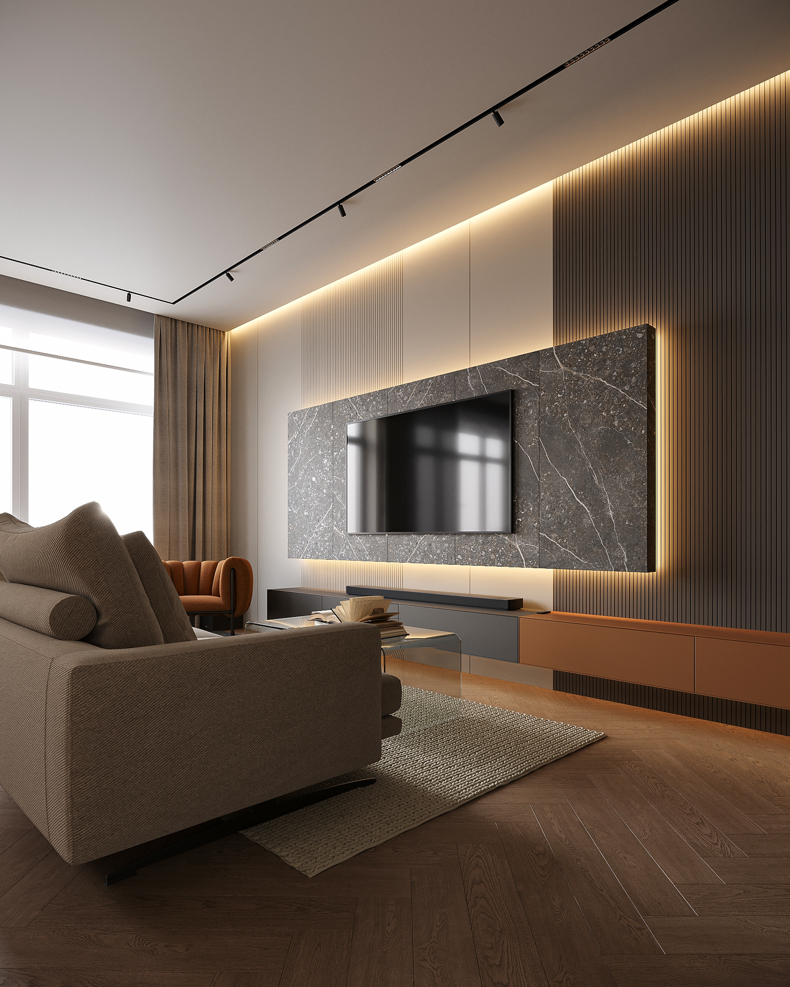 温暖色调的家庭舒适公寓丨拉脱维亚里加丨Bodes studio-12