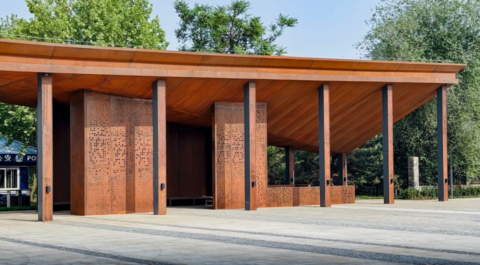 芦苇廊,观鸟屋等·邢襄生态园景观建筑系列丨中国河北丨北林风景建筑研究中心  段威工作室,上海领沃园林设计事务所  李工作室-10