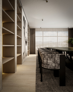 宁静·吕餐厅（注：这里Serene Lu推测是人名，Serene意为宁静的，Lu可能是姓氏吕，e推测是多余字符或者有误，Dining Hall是餐厅） 丨Muhammed Saad