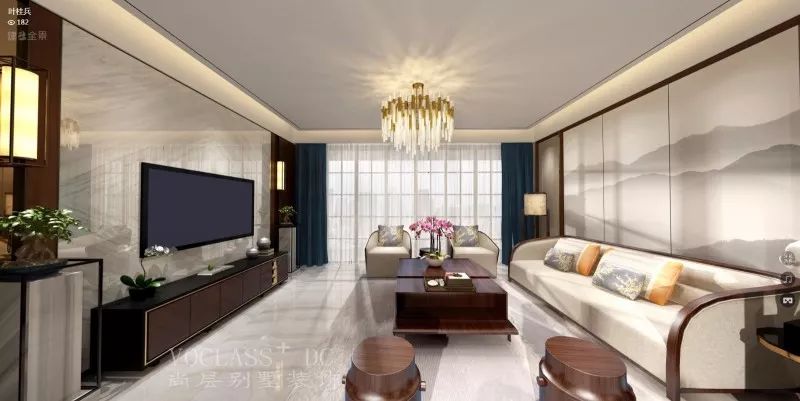 尚层别墅设计 | 宝能太古城·现代中式,传递美学之美-31