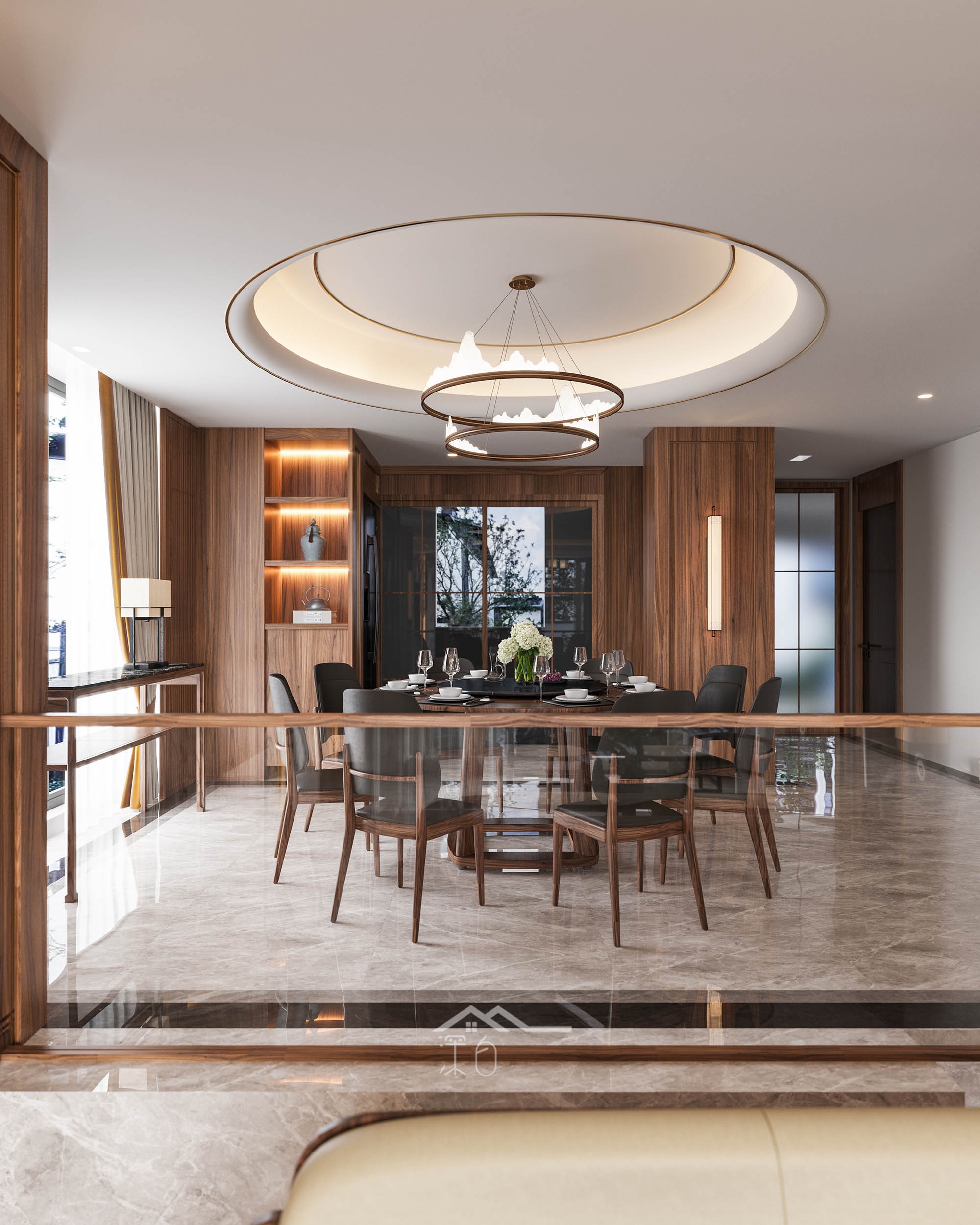 山水之间 · 王艳打造的艺术化别墅空间丨中国无锡丨深白空间设计事务所-22