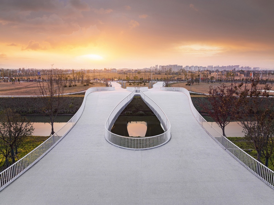 扬州市宝应高铁站人行桥(荷叶桥)丨中国扬州丨南大院张冰土木方工作室-19