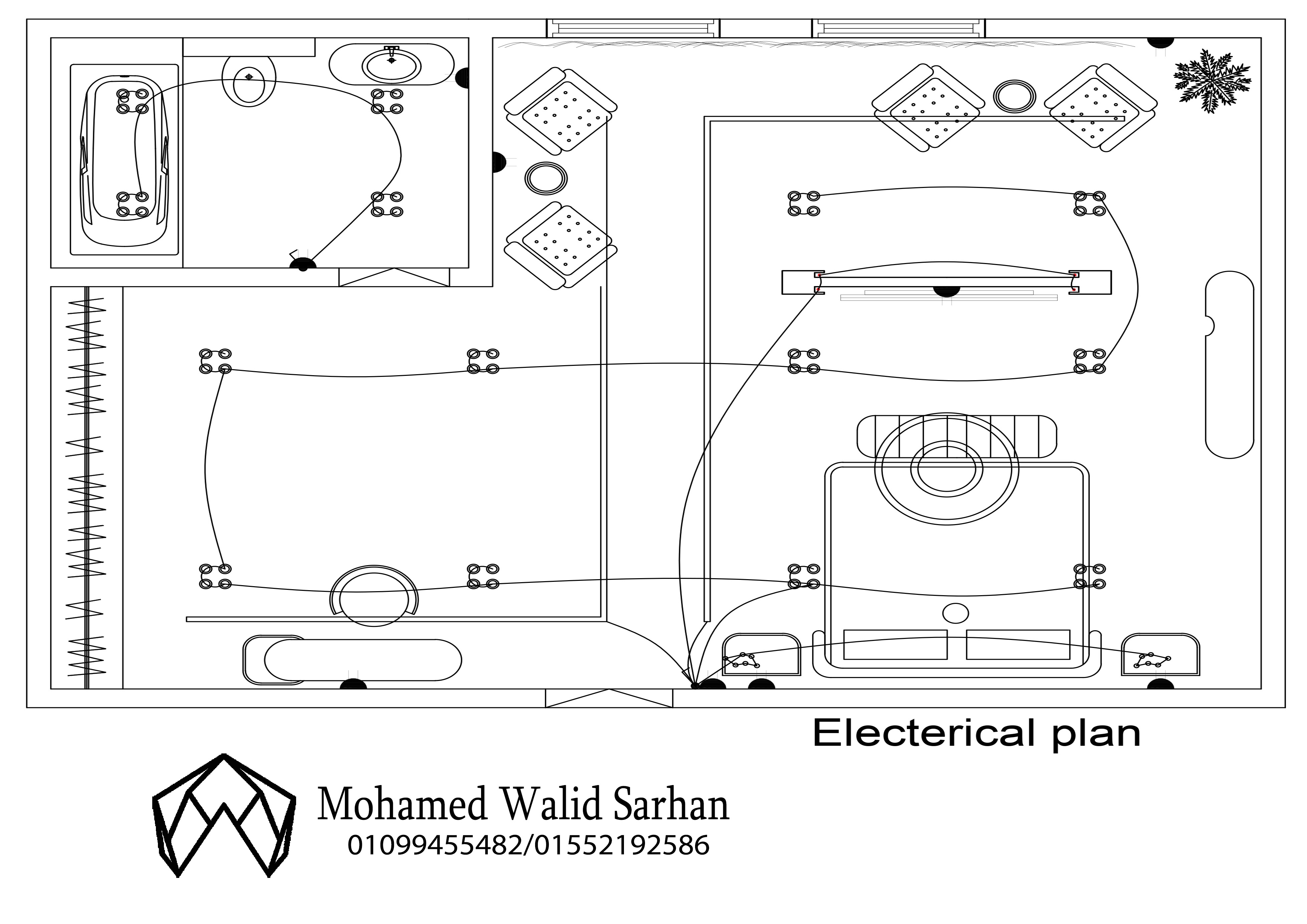 Shopdrawing for bedroom in Kuwait-5