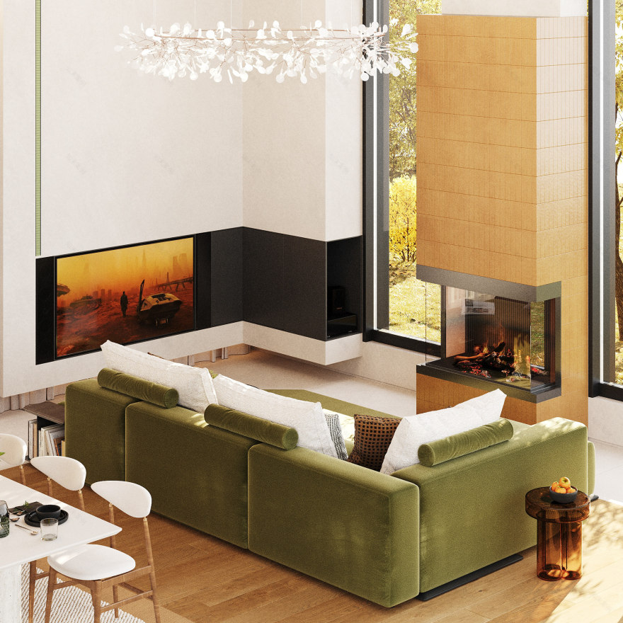 Green Harbor 家庭住宅室内设计丨白俄罗斯明斯克丨Zrobim architects-23