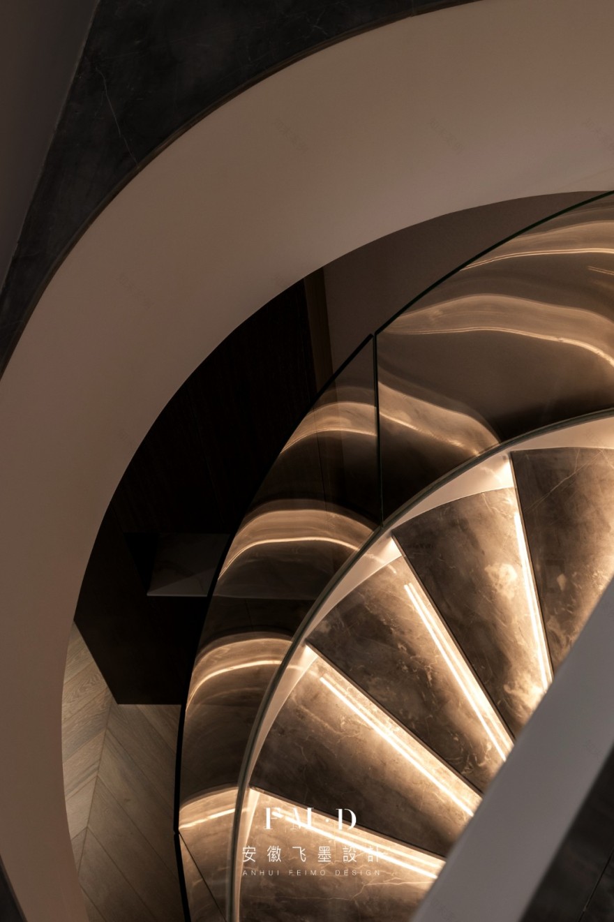 《惊鸿》140㎡跃层豪宅设计-14