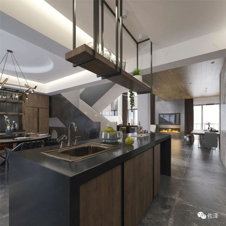 意式简约之美,佛山中信山语湖复式住宅设计-96