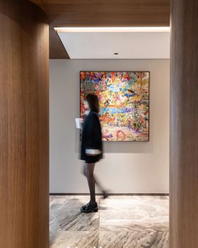 音乐与绘画的空间延伸丨中国北京丨COSMO MOBILI 可木家居