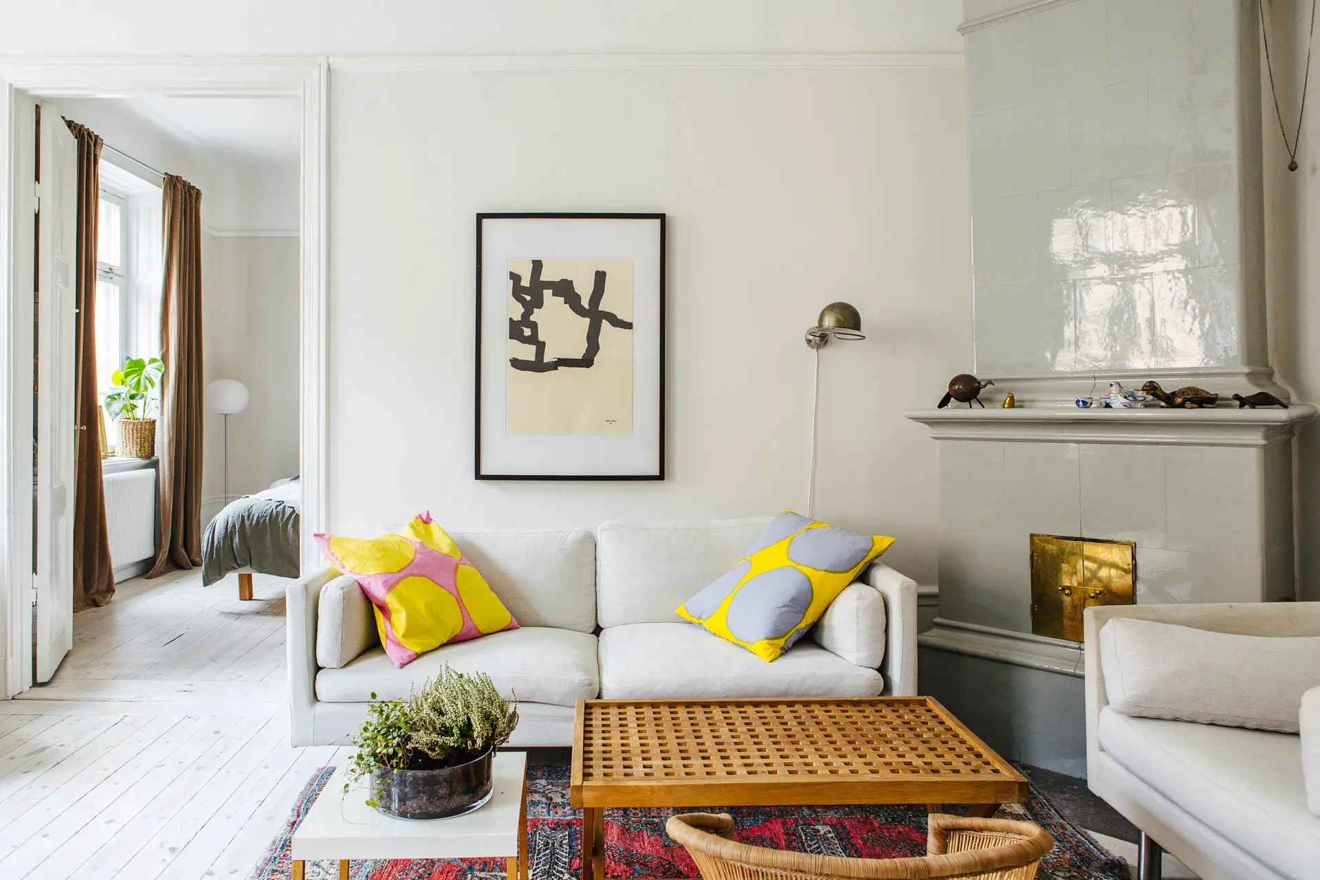 复古彩绘的 88 平米温馨家庭公寓-4