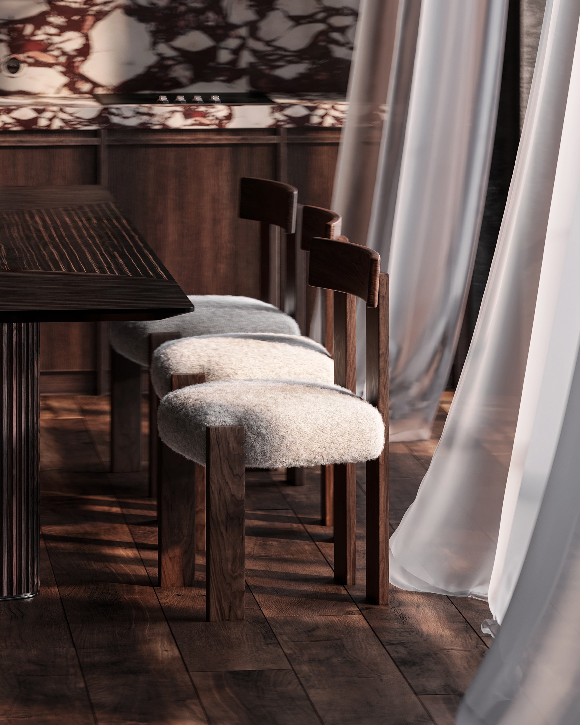 Julia Artukh“深色别墅”概念设计项目-3