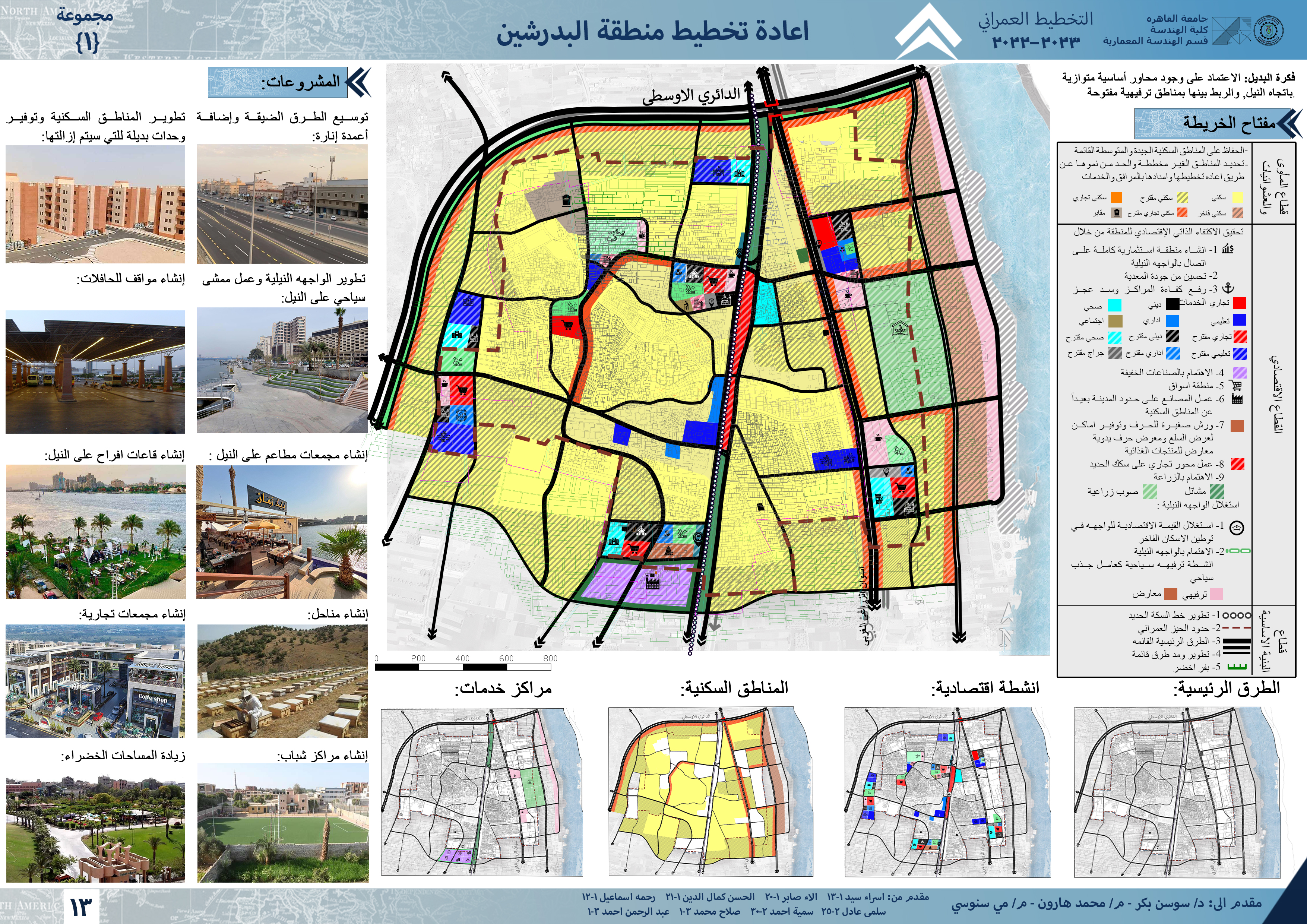 El Badrashin 城市规划项目丨开罗大学工程学院建筑系-18