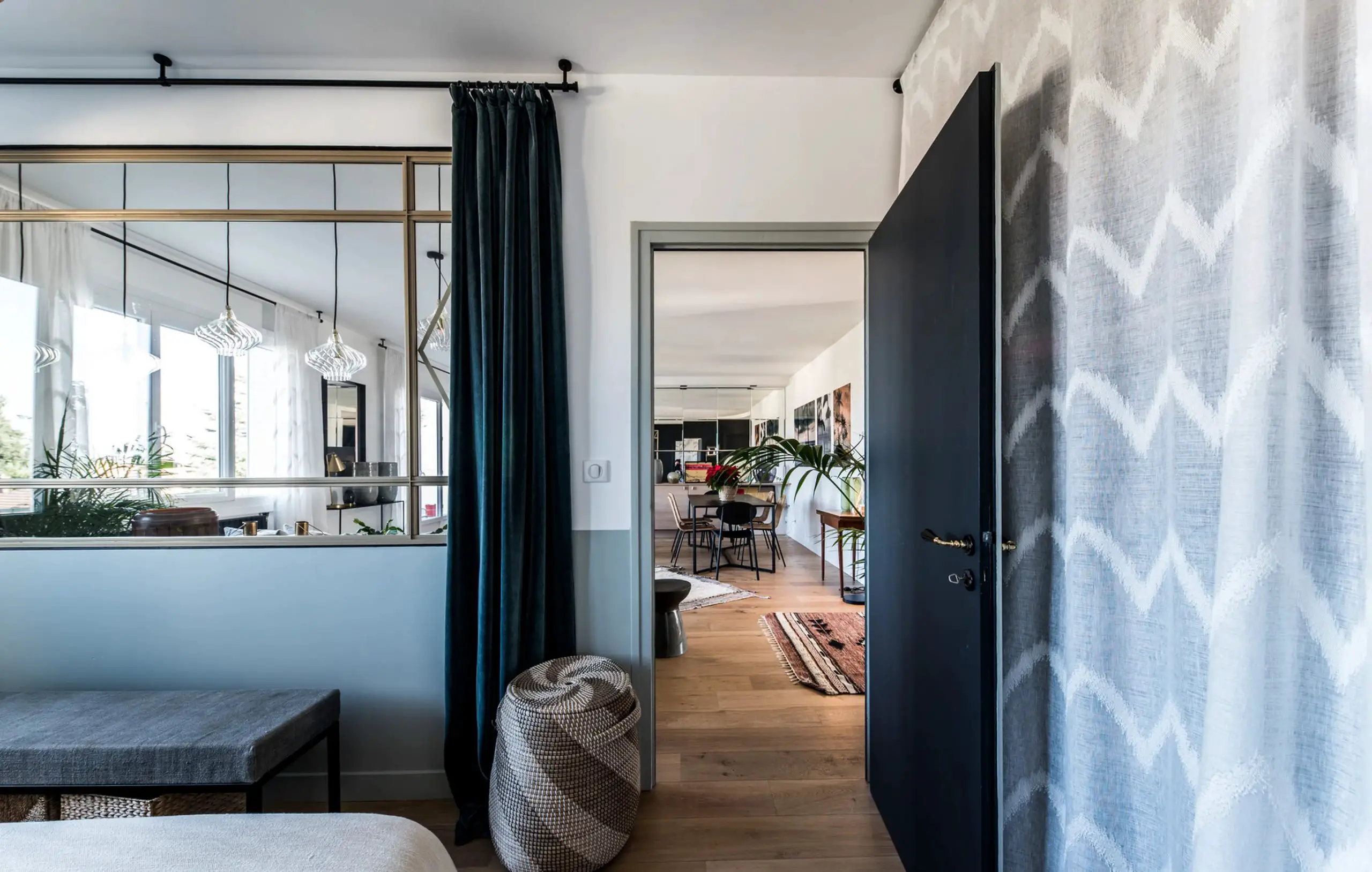 黑白配的优雅 | 设计师 Colombe Marciano 的 100m2 公寓改造-9