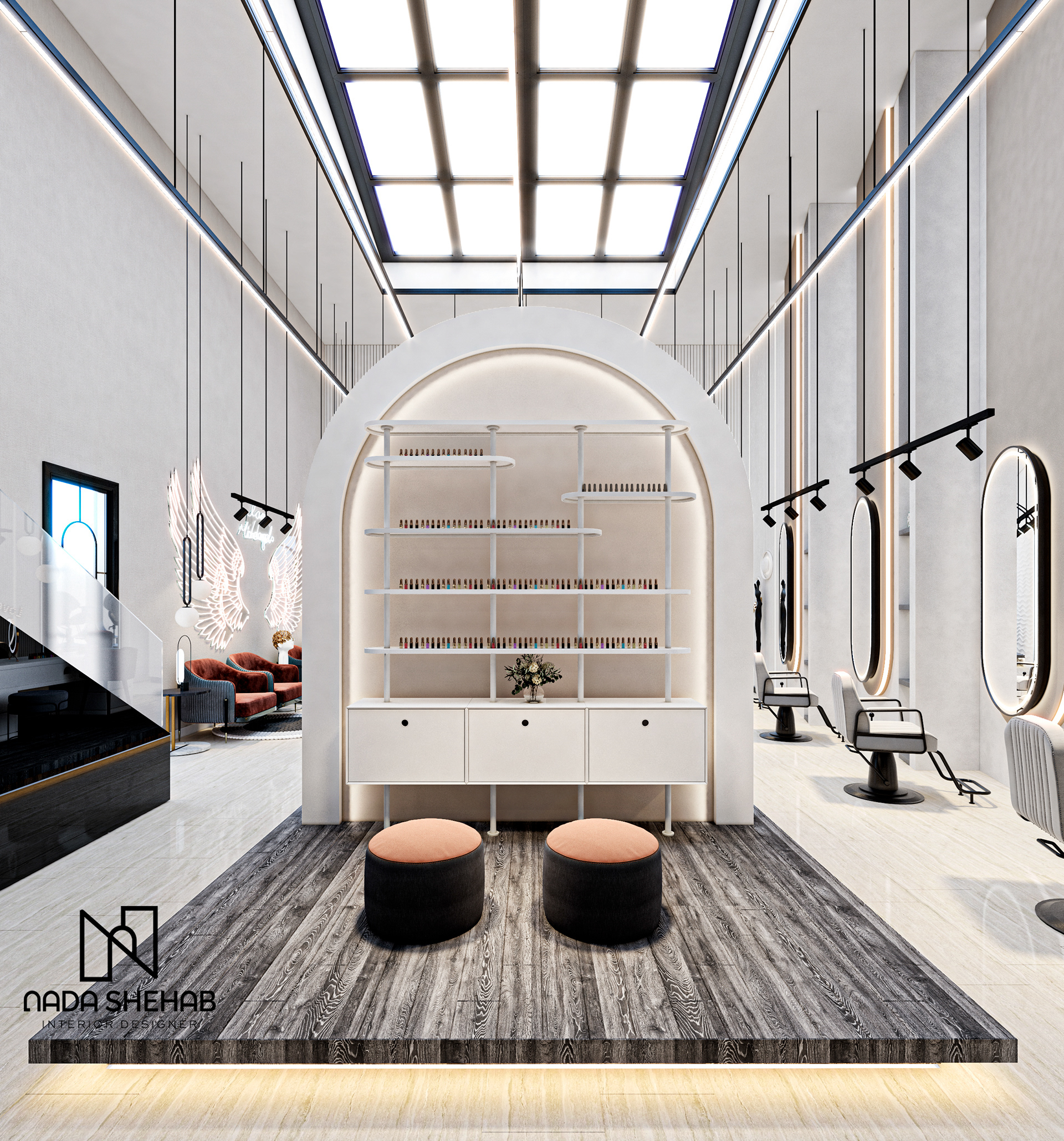 BEAUTY SALOON美容沙龙丨沙特阿拉伯丨DESIGN PASSION OFFICE,NADA SHEHAB-31
