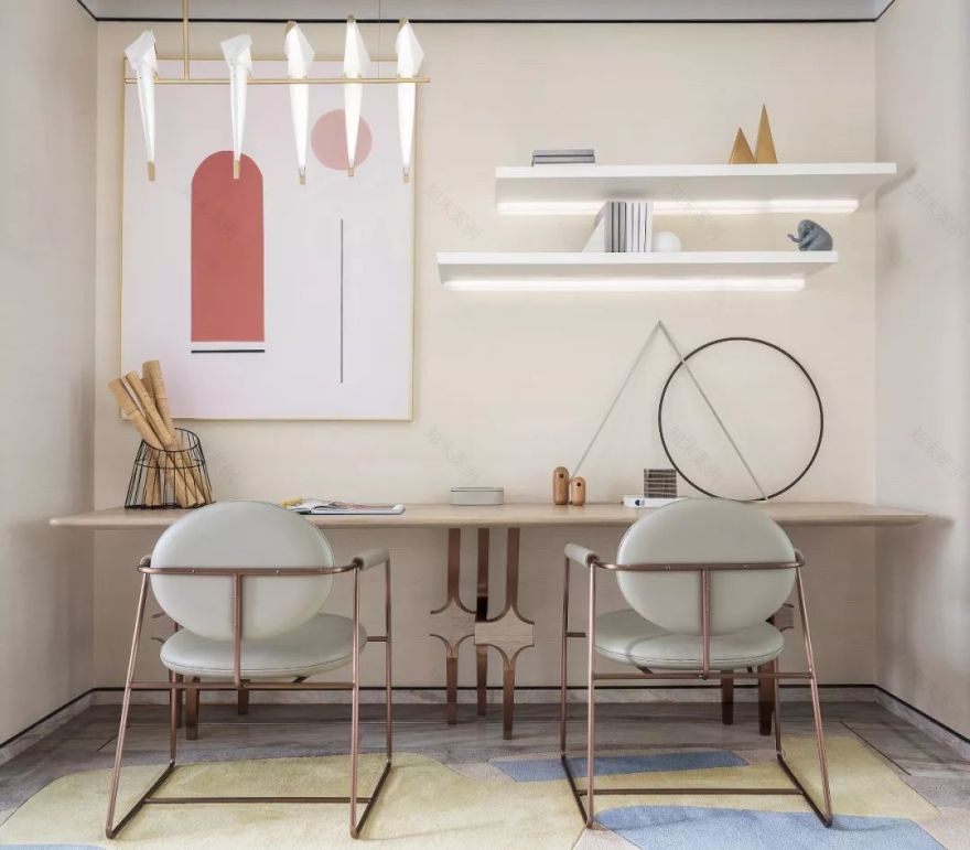 121㎡与97㎡低奢风样板间,摩登大方又不失浪漫! INNEST意巢设计-70