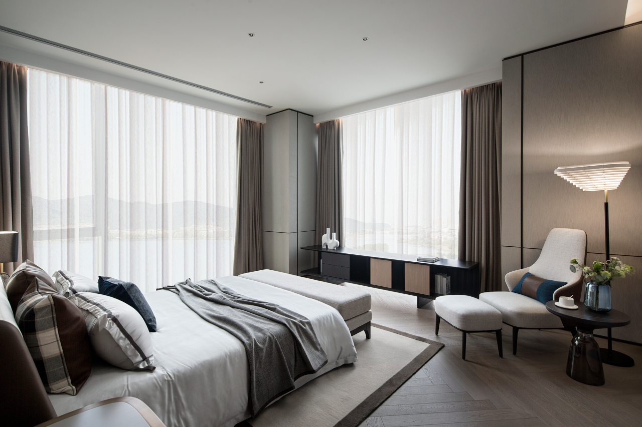 长沙450㎡大平层 | 面朝湖心，春暖花开-49