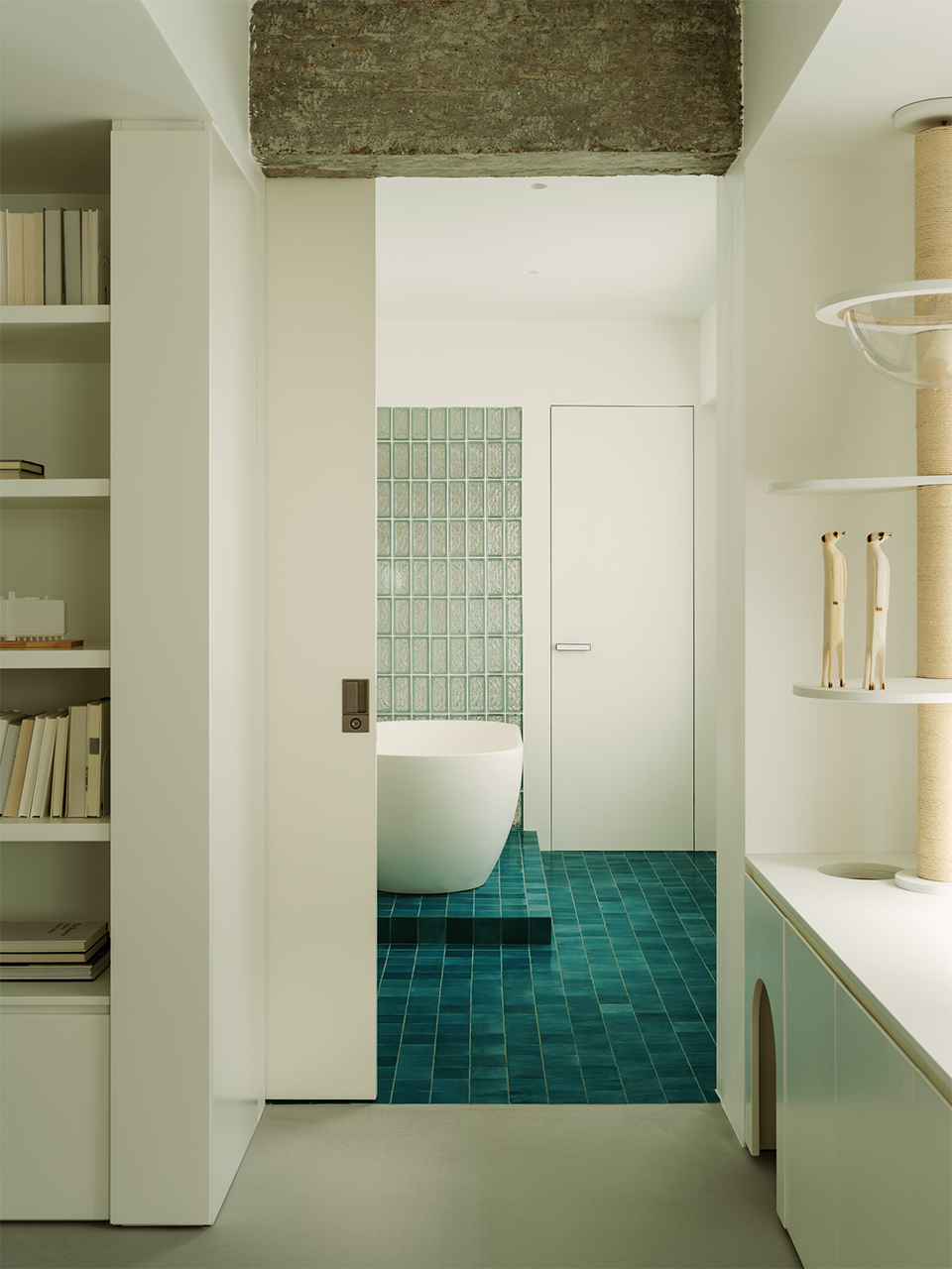 流动的日常:140㎡的双动线住宅丨中国深圳丨FUYUDI STUDIO-98