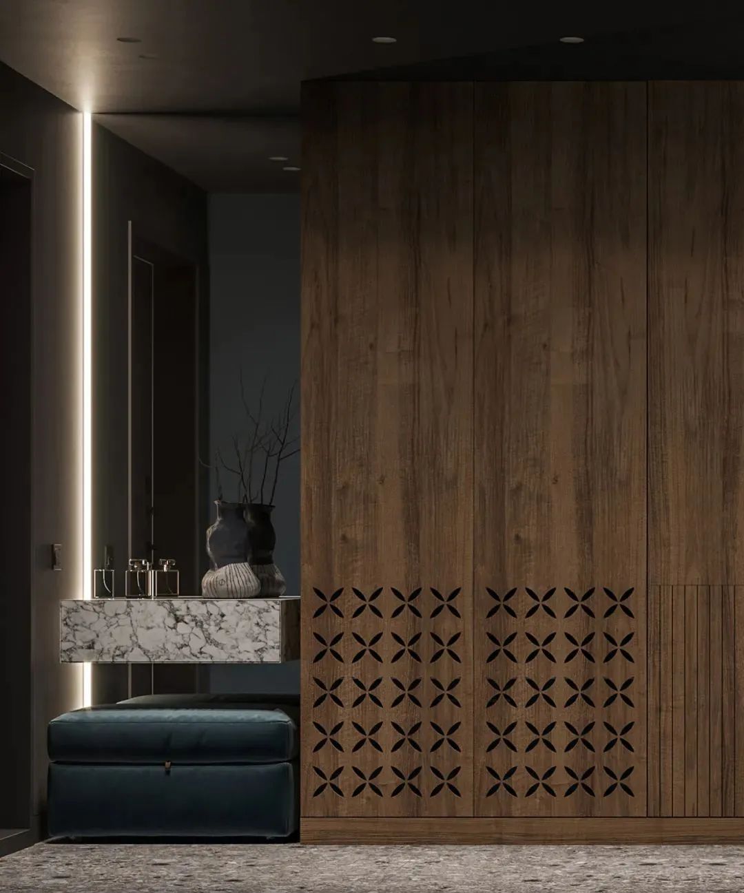 百款门厅柜设计案例，让家焕然一新-36