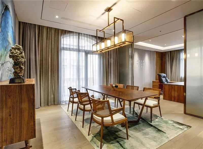 木石之盟——东方禅意与现代办公空间的完美融合-18