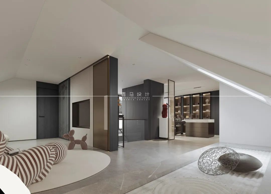 未央金茂府现代中式别墅设计丨中国西安丨青马别墅设计-37