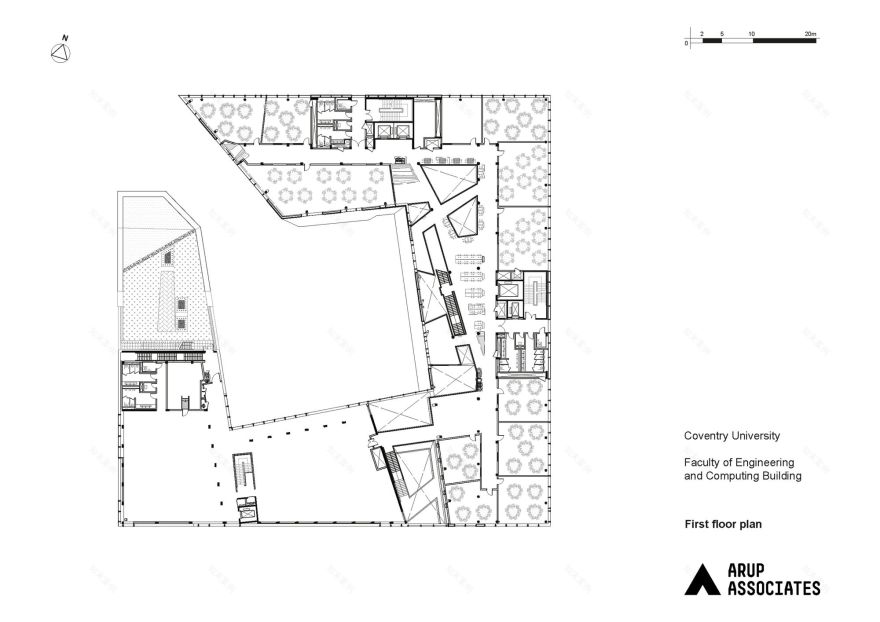 英国考文垂大学工程学院,灵活互动的空间设计-46
