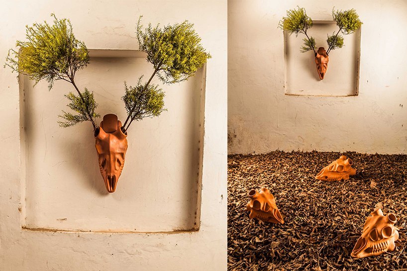 “Дорогой олень”花卉陶瓷花盆设计-8