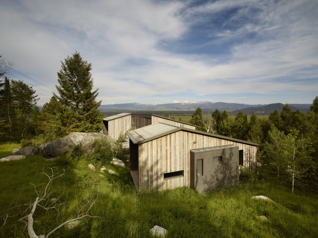 美国巨砾度假居（America Boulders holiday home）丨Carney Logan Burke Architects-13