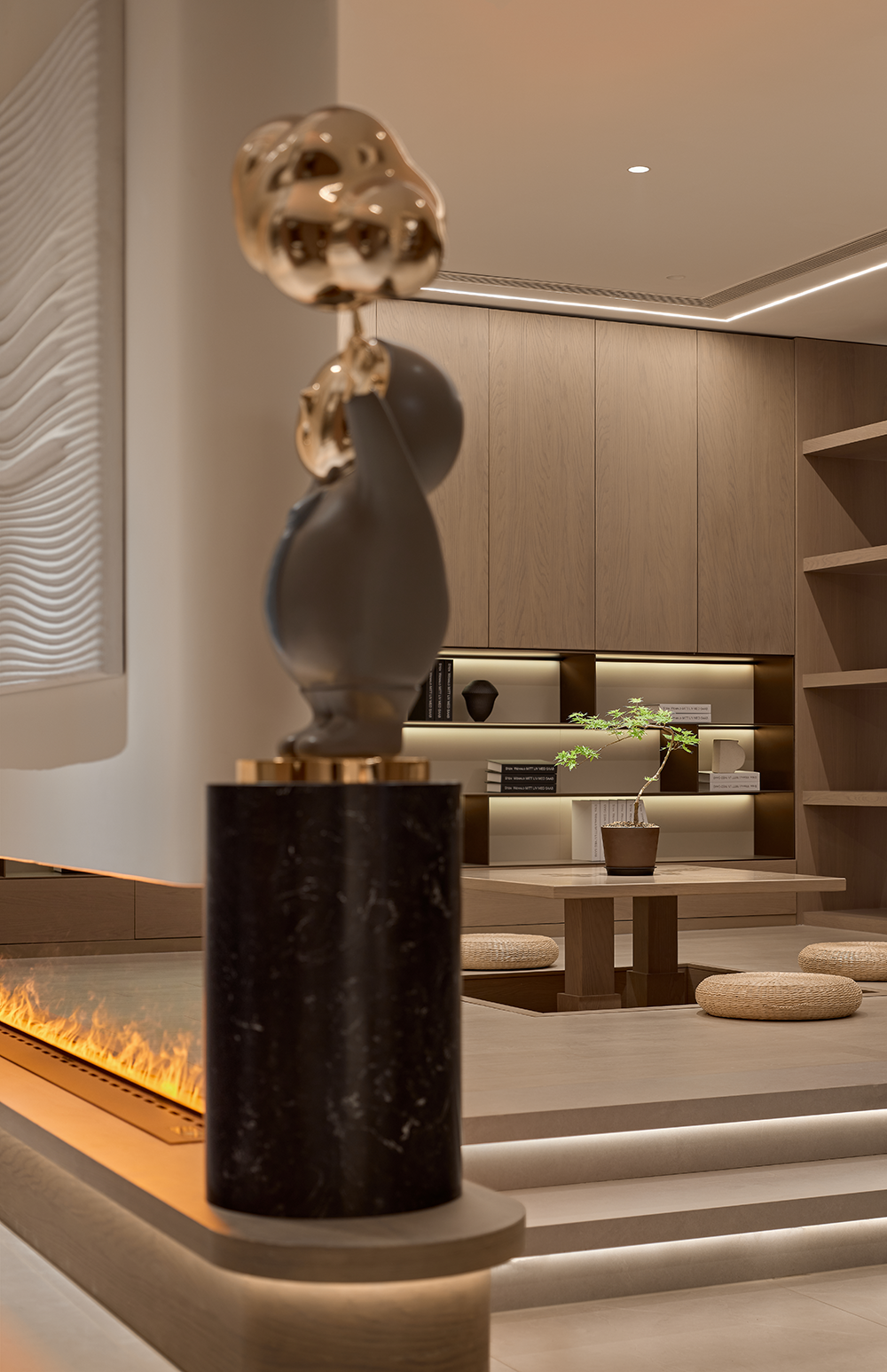 尚层大作：案例分享——1100㎡墅境私邸：漫行雅奢之境，淬炼空间的诗意哲学-14