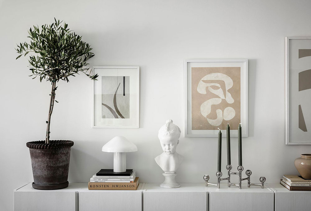 瑞典 36㎡小公寓 | 拱窗设计点石成金-17