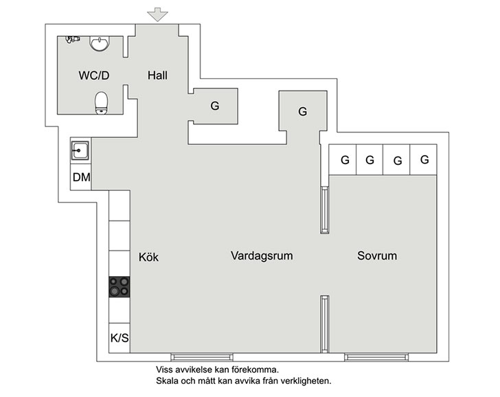 温馨简约的斯德哥尔摩 46 平米小公寓-17