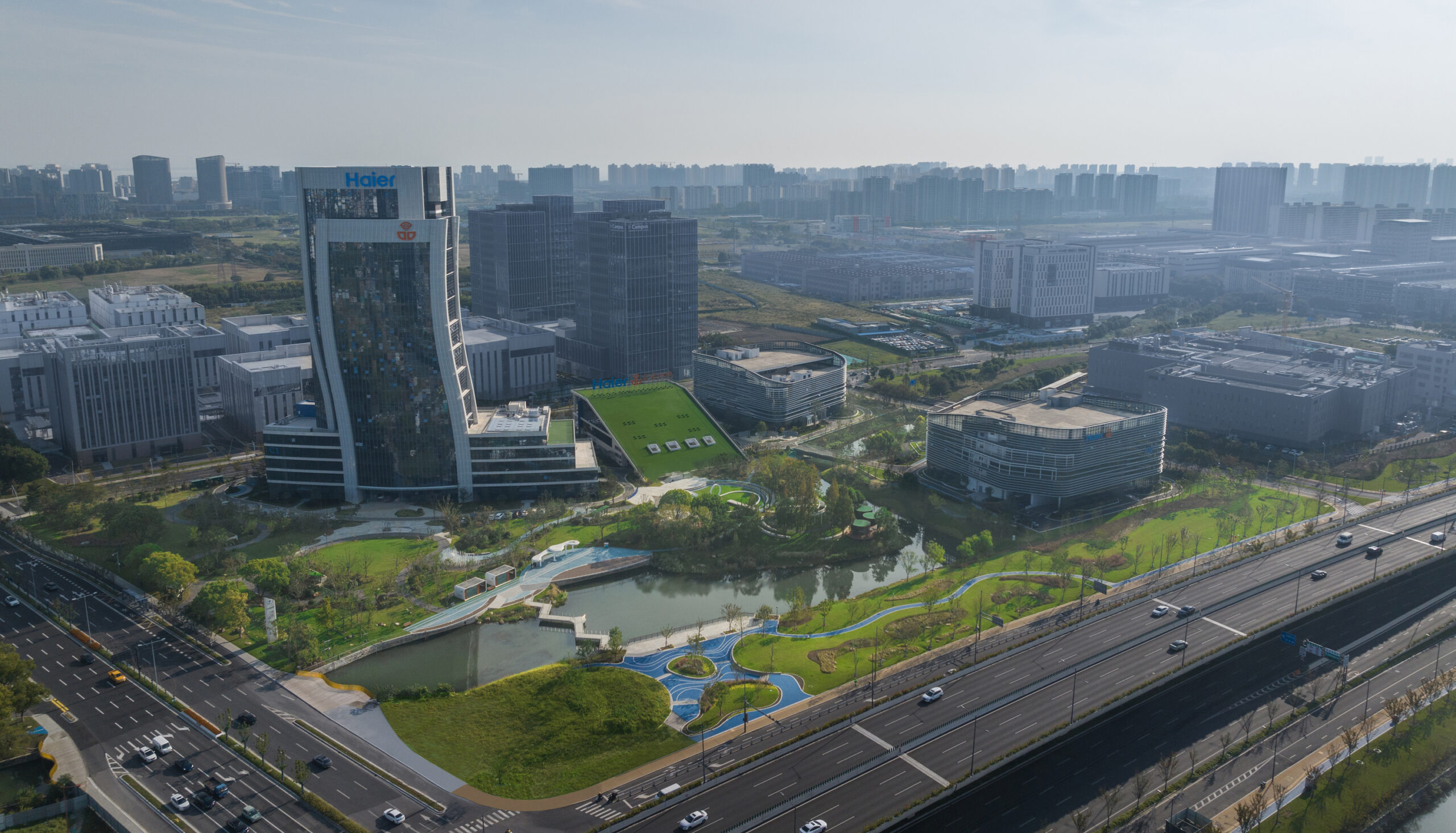 海尔无锡物联生态网示范基地,一个向市民开放的办公企业园 / 印文设计-23