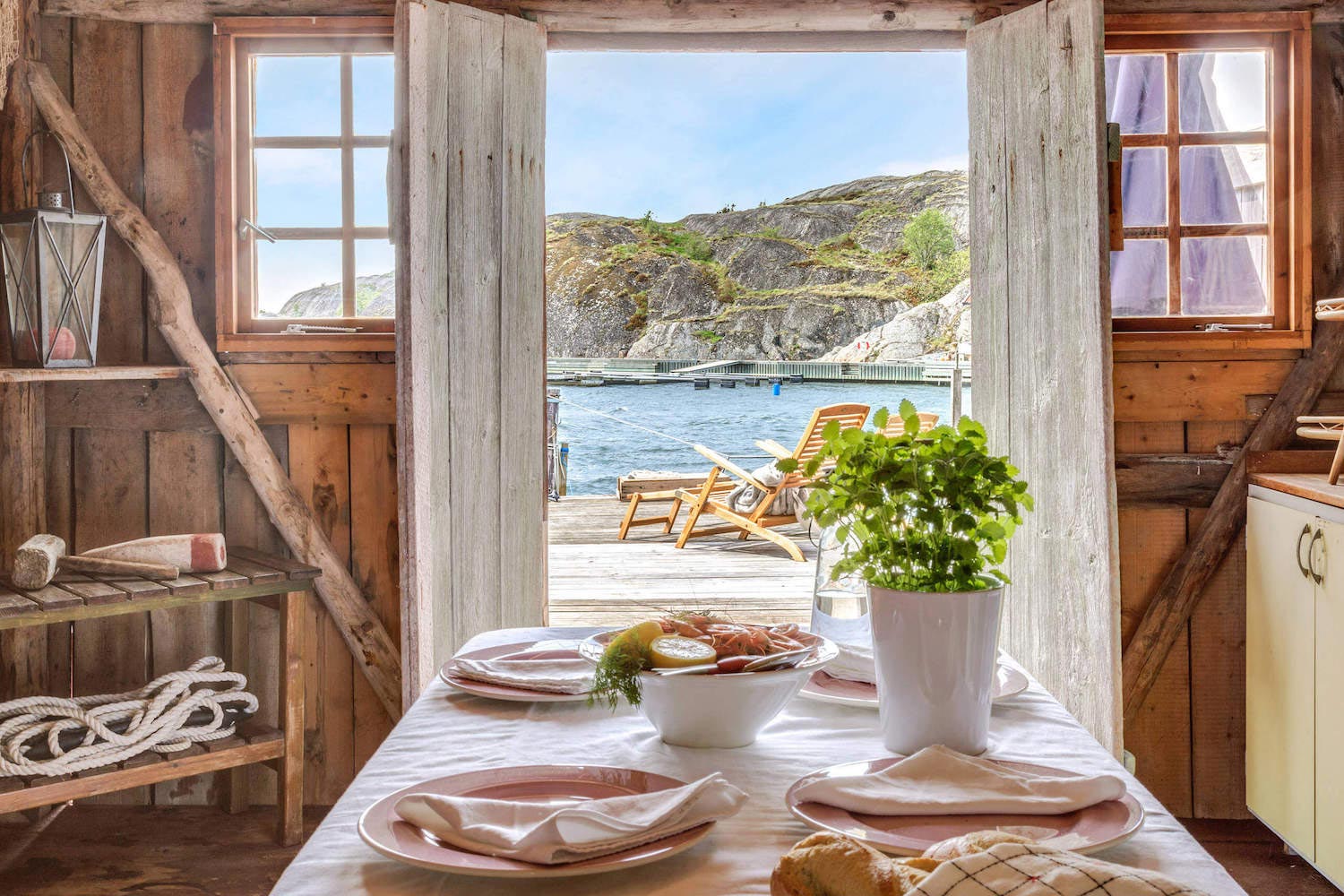 Wooden Scandinavian seaside retreat in Hälleviksstrand, Sweden with an inspiring white interior design   CAANdesign  Architecture and home design blog-1