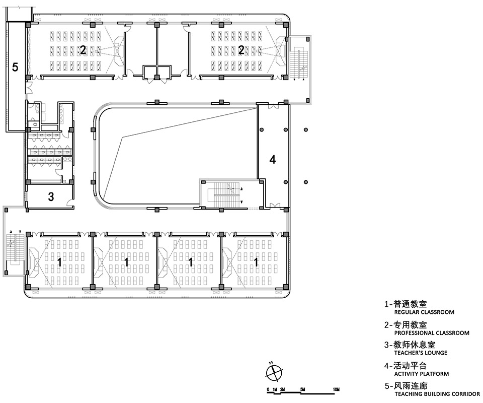 济南北康初中教育建筑群落丨中国济南丨UA 尤安设计-30