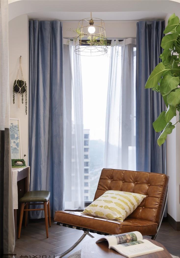 梵浠设计丨公寓丨温暖北欧风家居空间-14