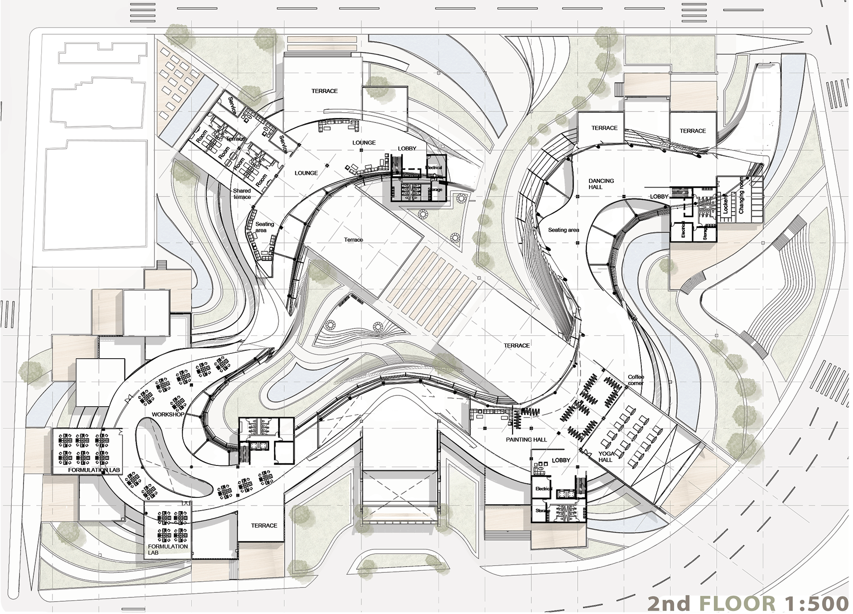 FLUA 冥想与健康中心丨开罗大学工程学院建筑系-26