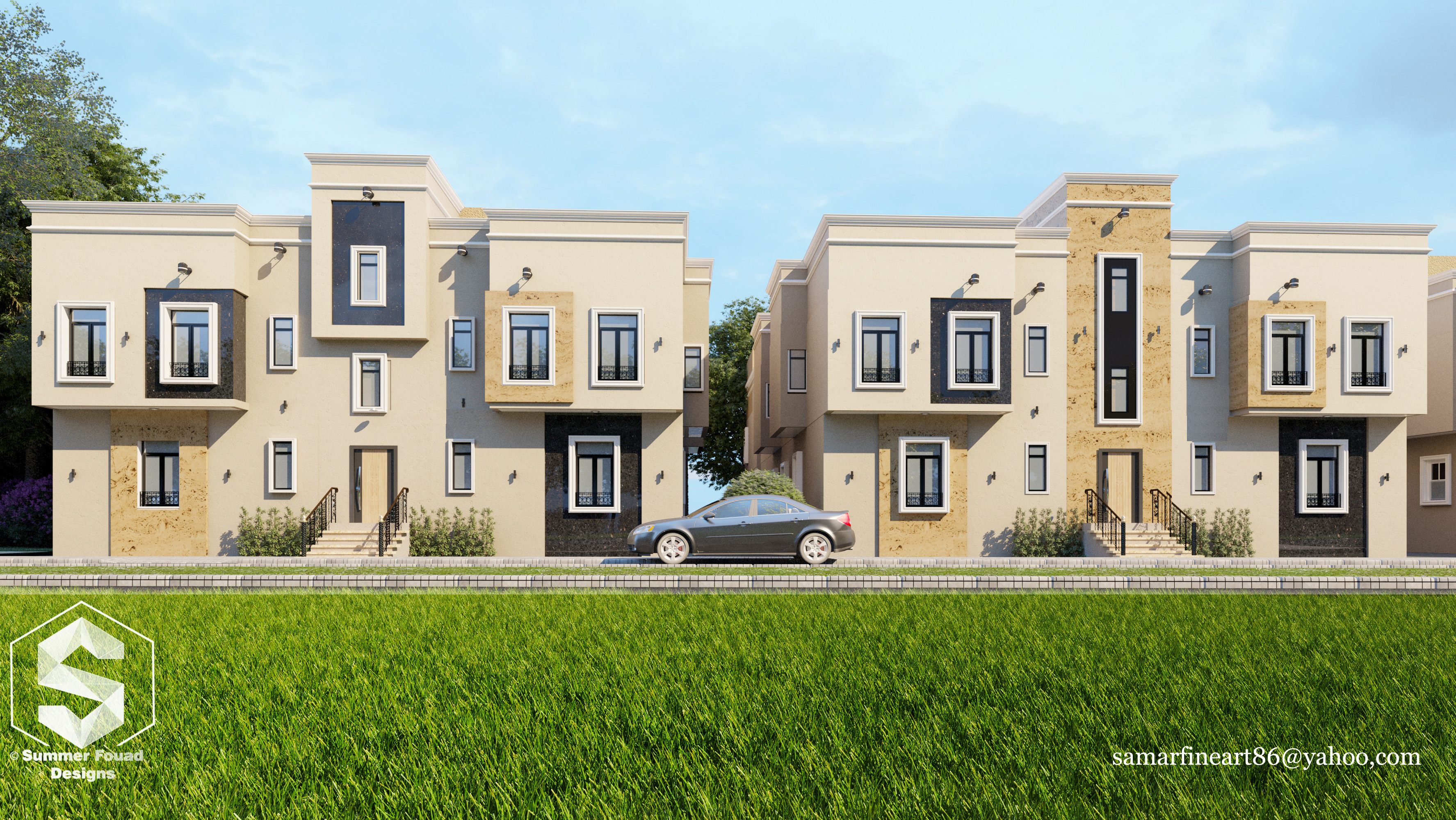 住宅外立面设计丨沙特阿拉伯塔伊夫丨本人-10