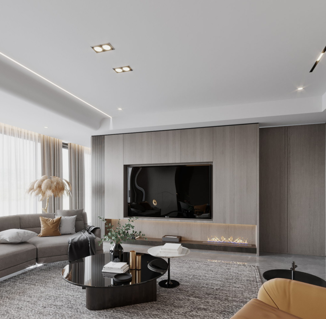 温州碧桂园珑悦 180m²现代简约之家，诠释高级灰的魅力-55