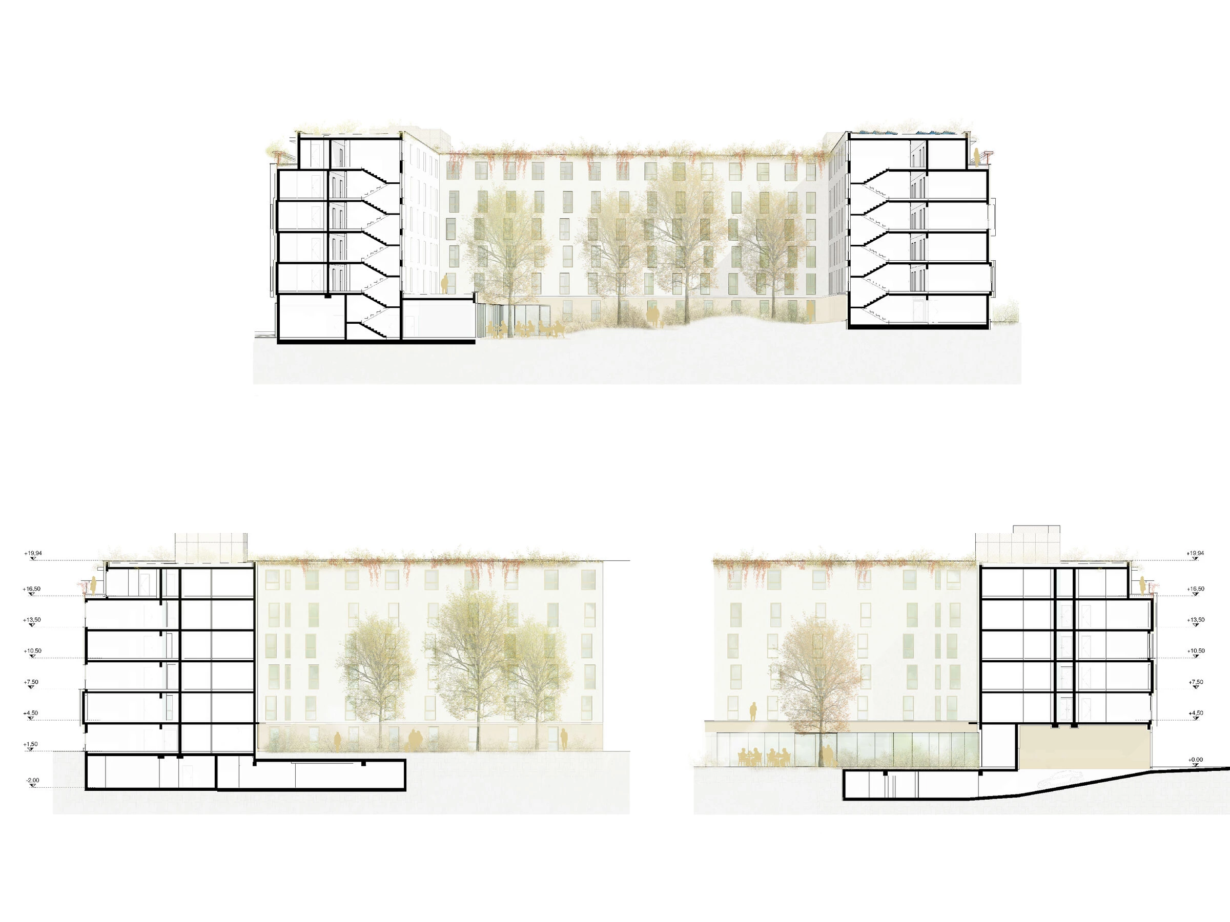 学生宿舍 Schönaugürtel丨Austria丨Dietger Wissounig Architekten-12