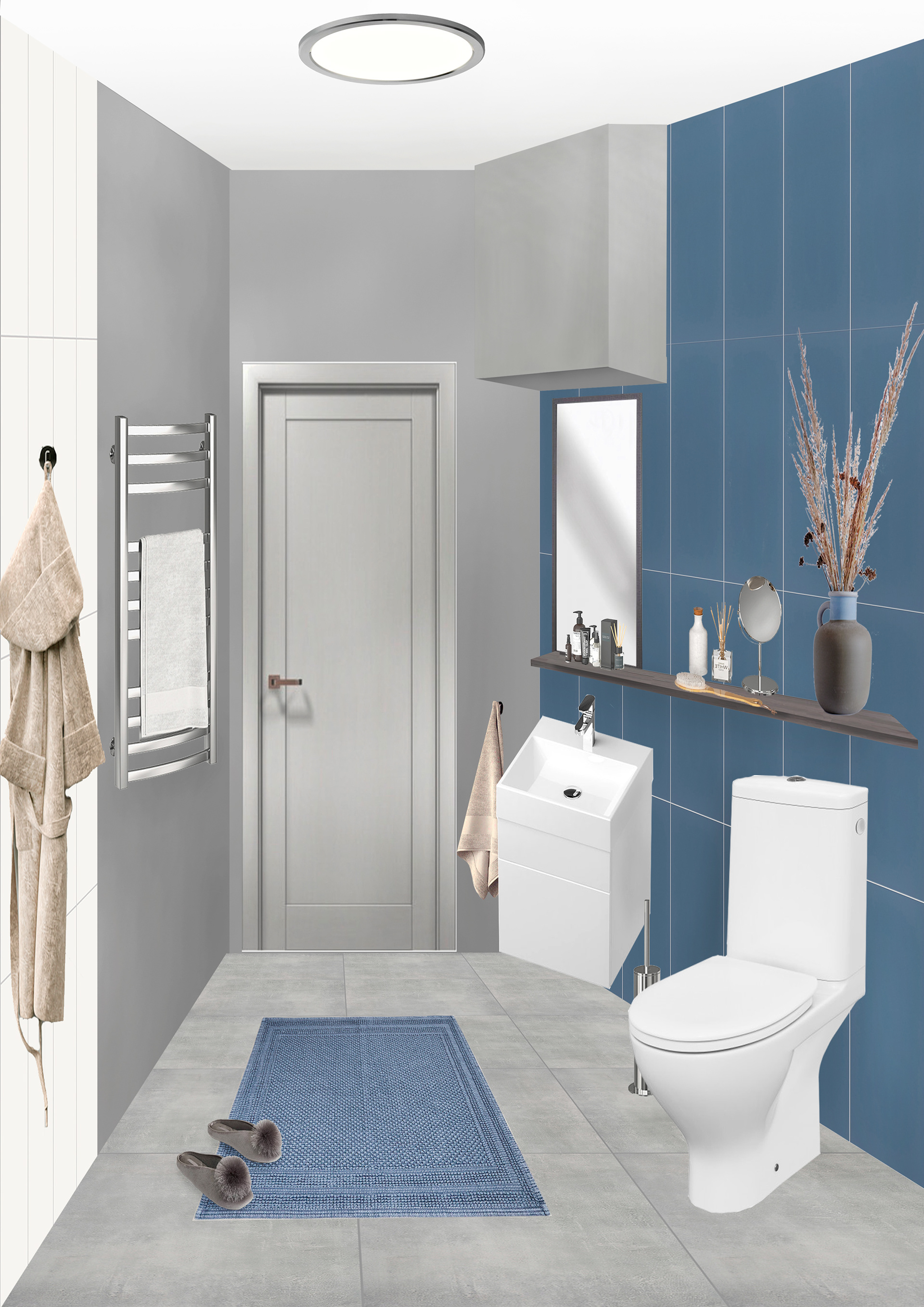 Эскизный проект загородного дома 100 м.кв.-11