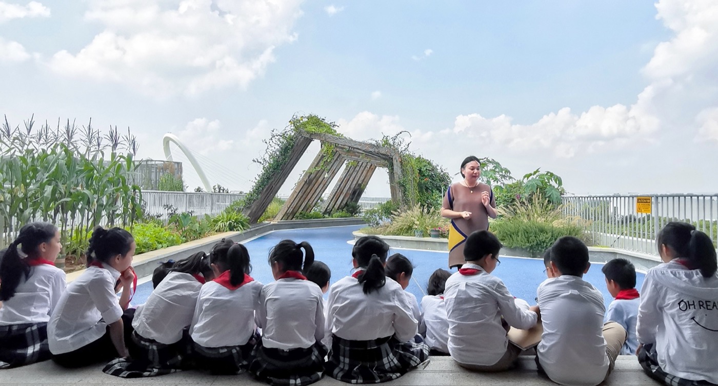 南京志远外语学校天空之园丨中国南京丨南京林业大学风景园林学院团队-22