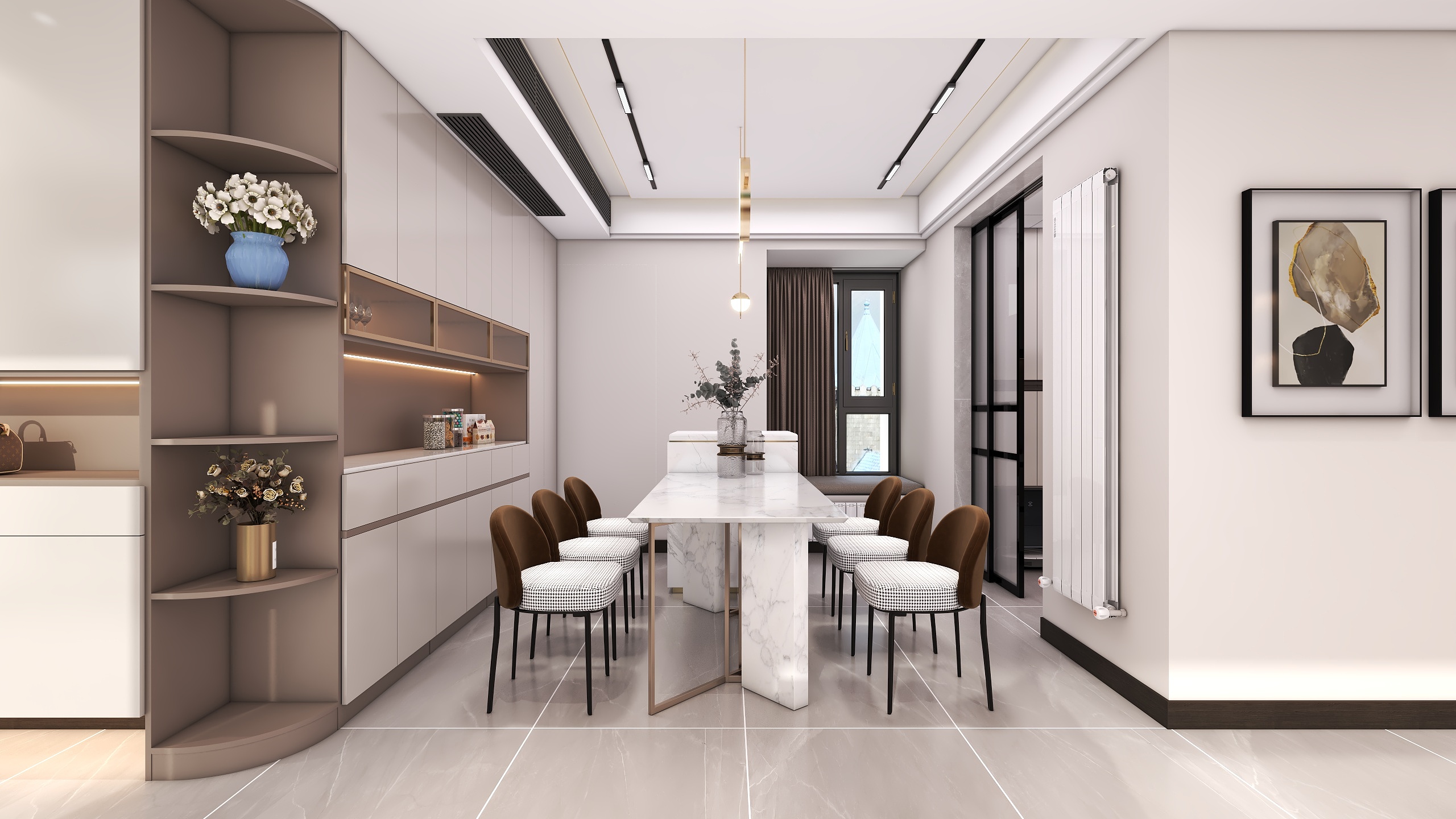 四川成都望江水岸（161平方意式轻奢四居室）-22