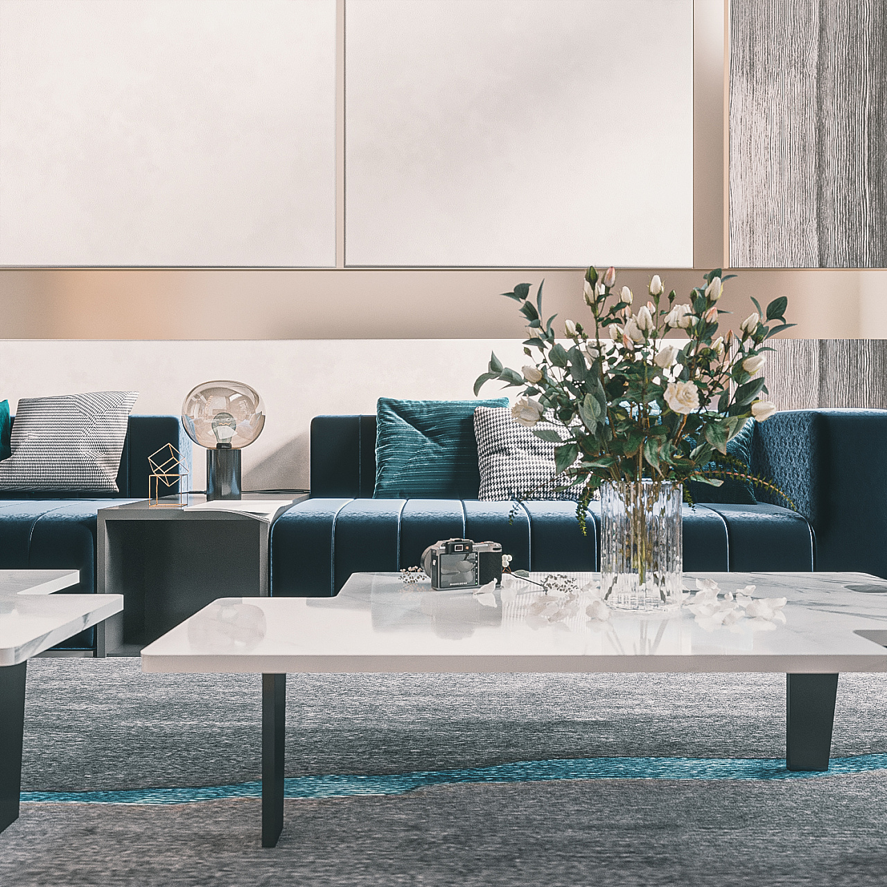 现代轻奢别墅设计-9