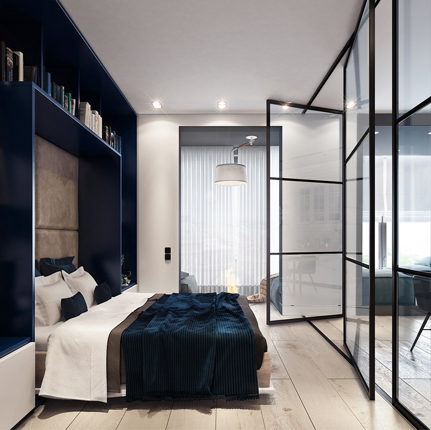 50㎡ LOFT 风女子公寓-9